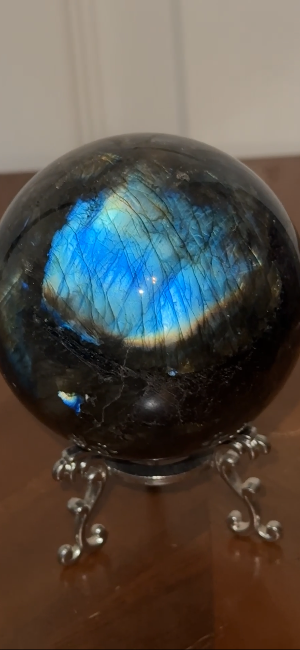 Labradorite sphere