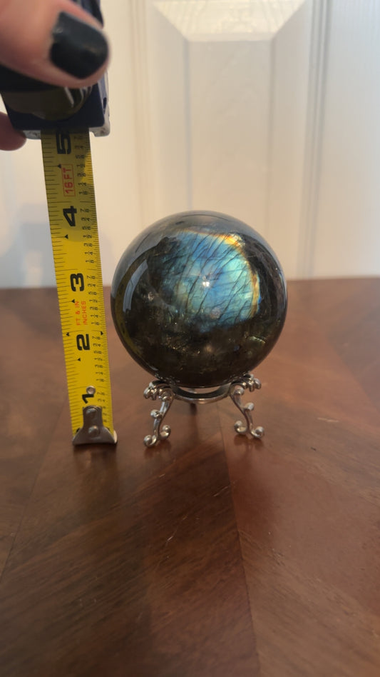 Labradorite sphere