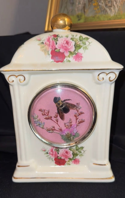 Porcelain Bee clock ￼