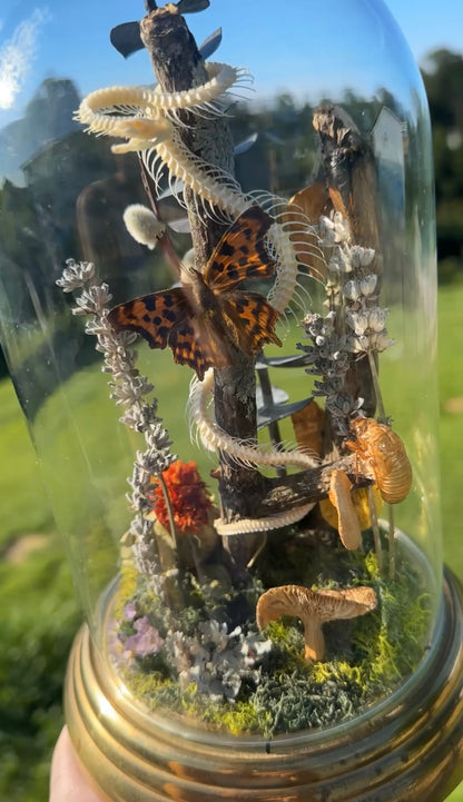 Snake skeleton cloche