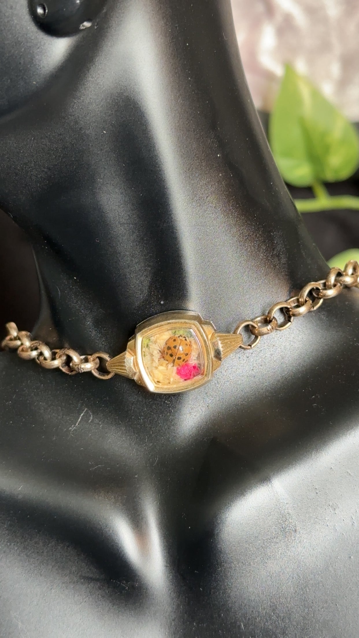Lady bug choker