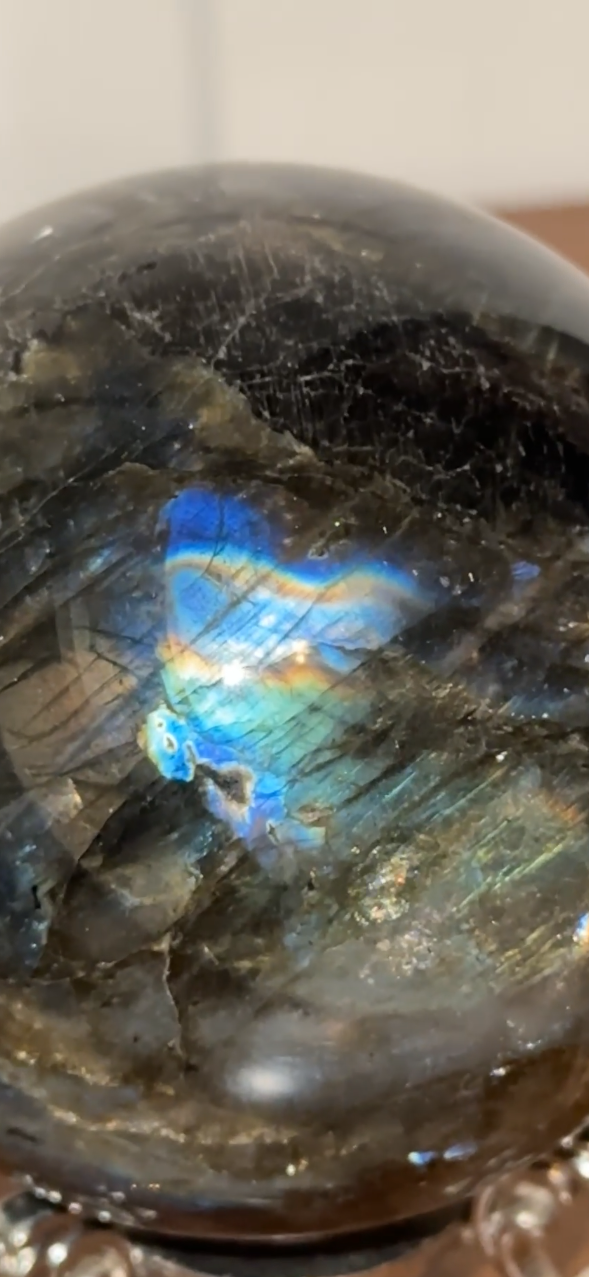 Labradorite sphere